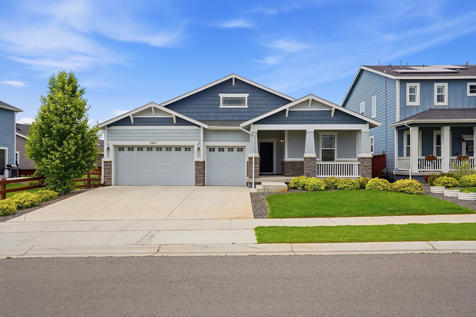 Front at 1821 Thrive Drive, Windsor, CO 80550, listed by Jane Pearson