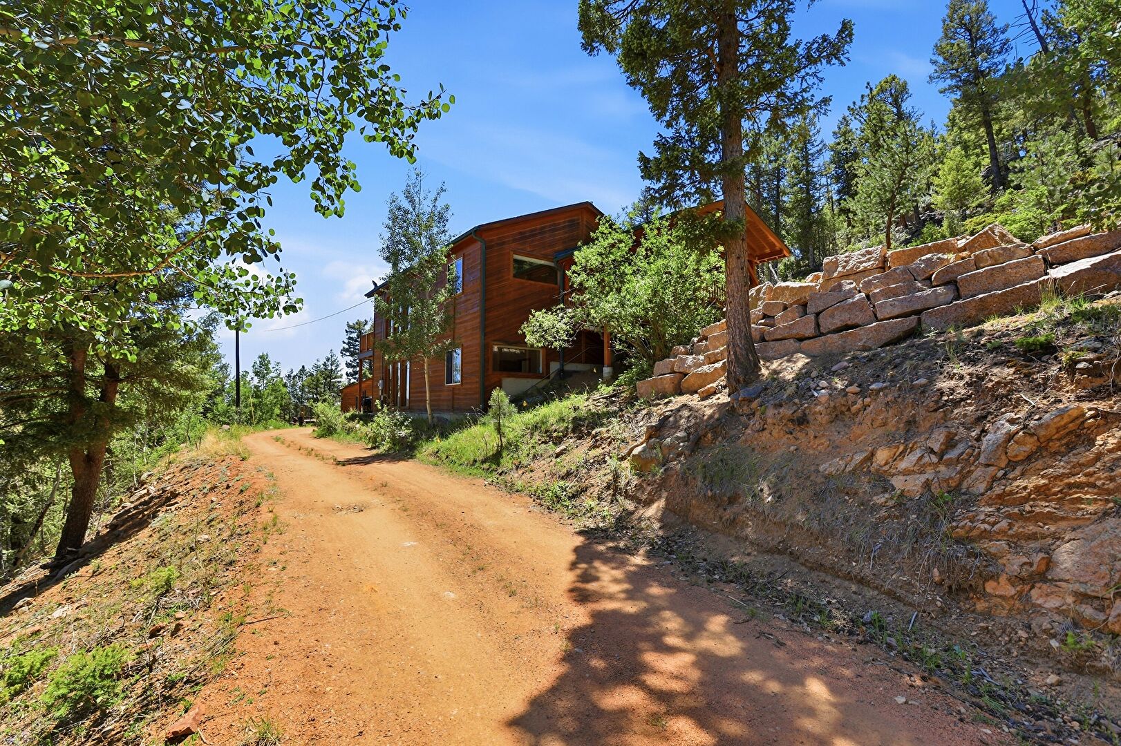 View at 33888 Bardwell Road, Pine, CO 80470, listed by K.C. Golfinopoulos