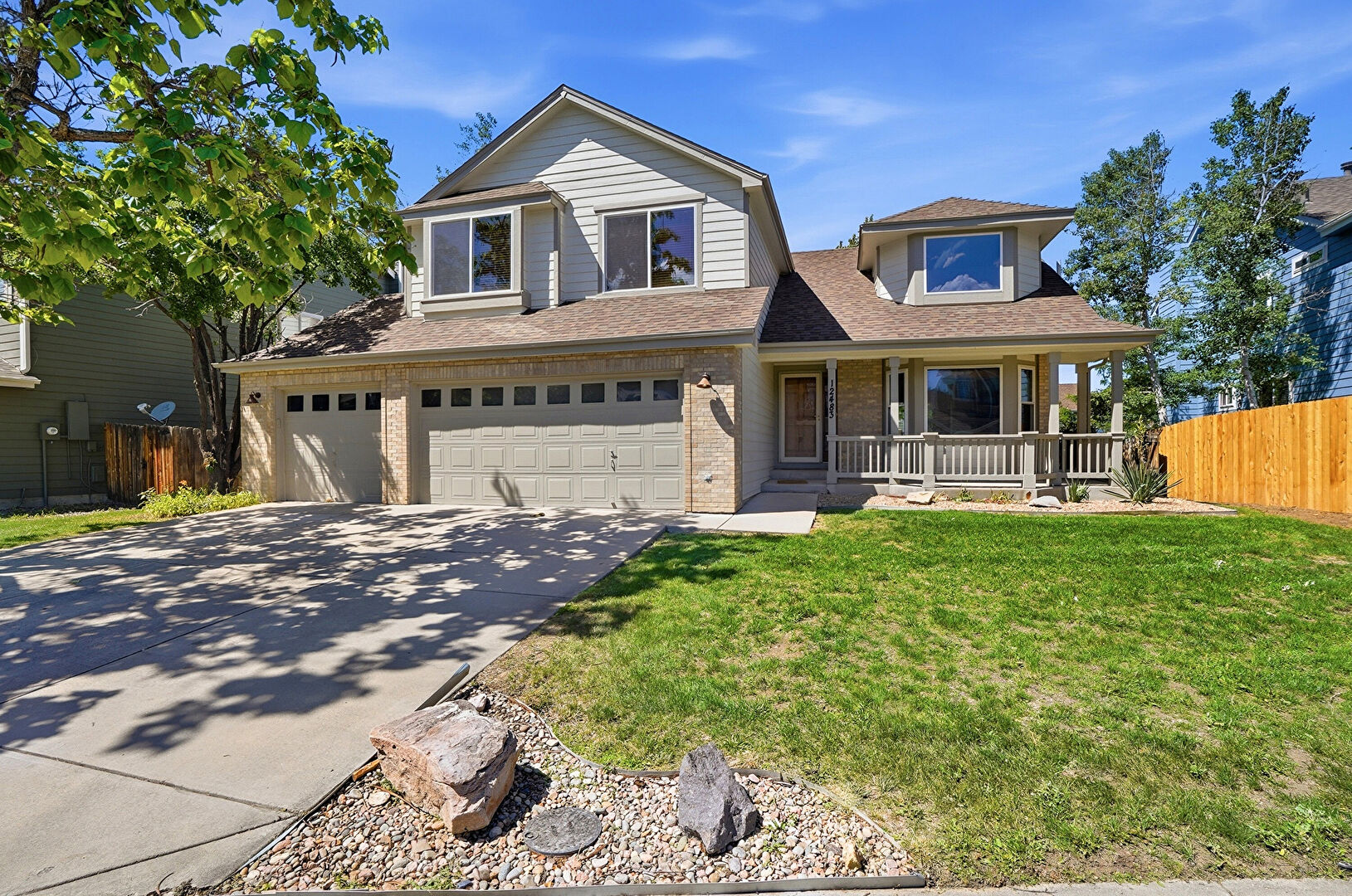 Front at 12483 West 84th Circle, Arvada, CO 80005, listed by Justin Bourn