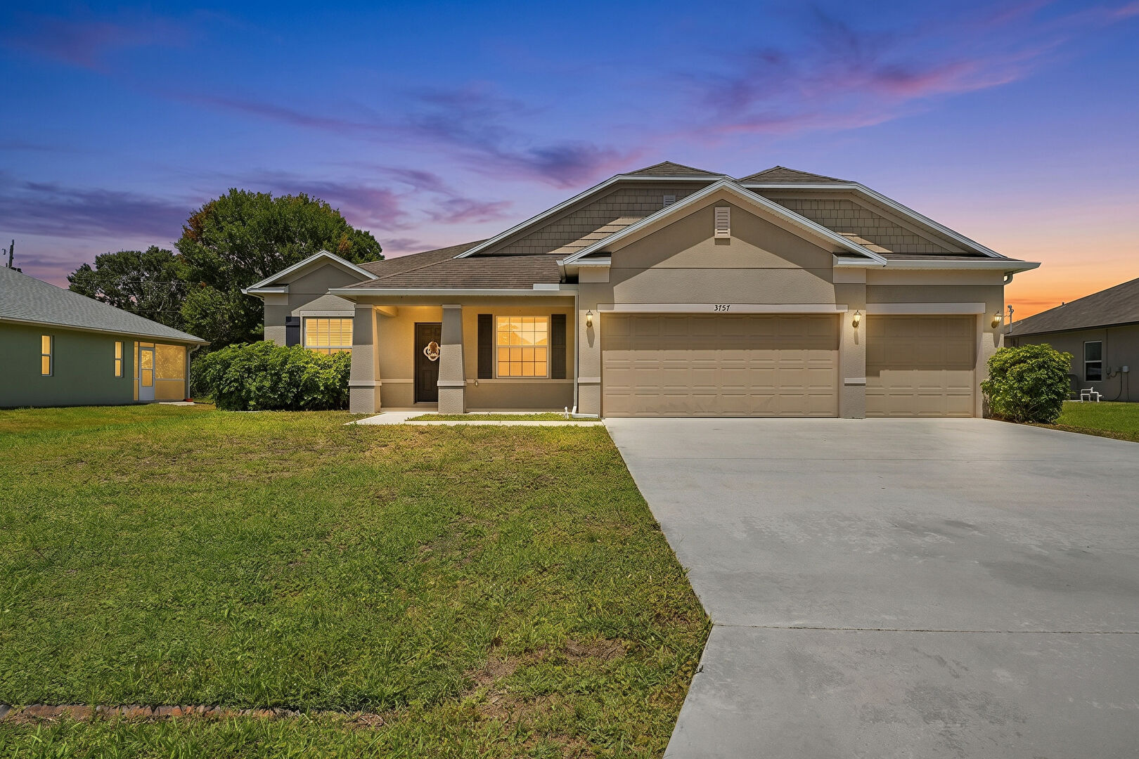 Front at 3757 SW Kistler Street, Port Saint Lucie, FL 34953, listed by Jacqui Vidal