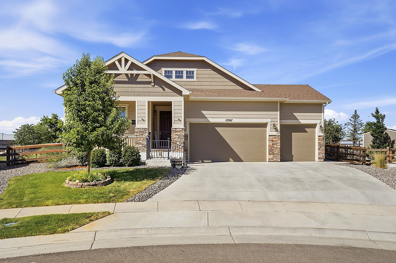 Front at 12967 Havens Court, Firestone, CO 80504, listed by Rebecca Maruca