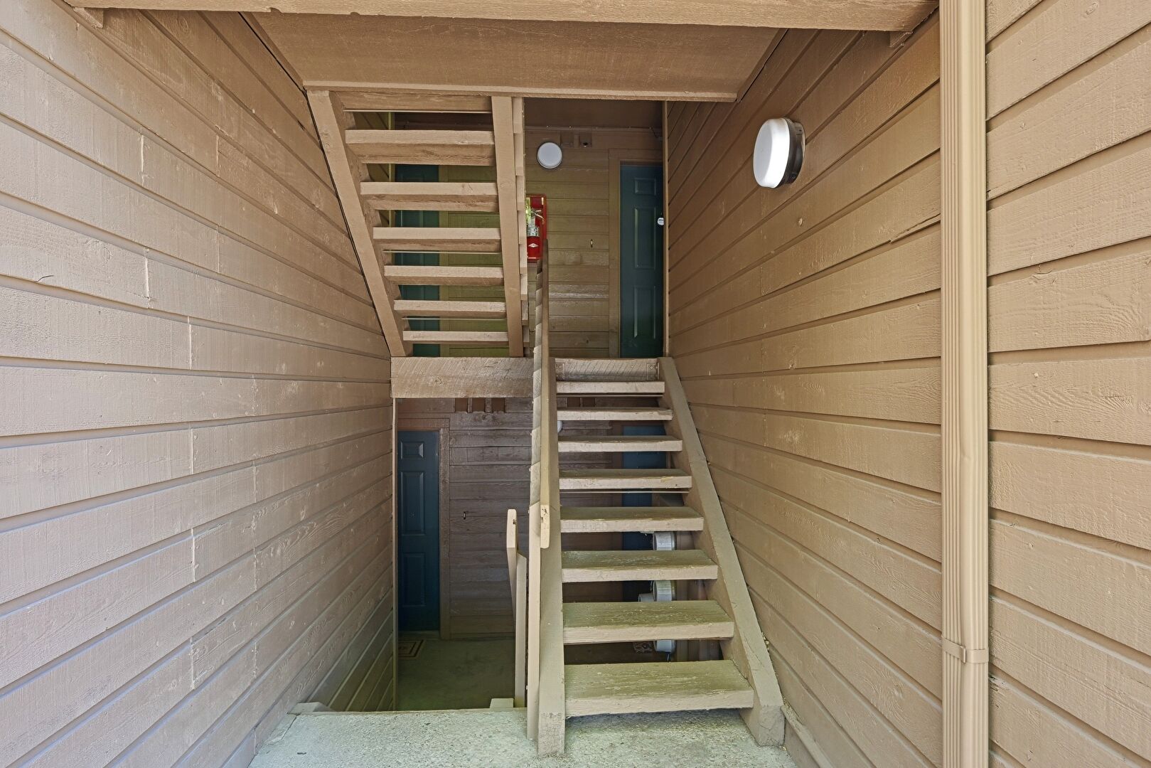 Stairs at 12364 West Nevada Place, 106, Lakewood, CO 80228, listed by Sandy Pennell