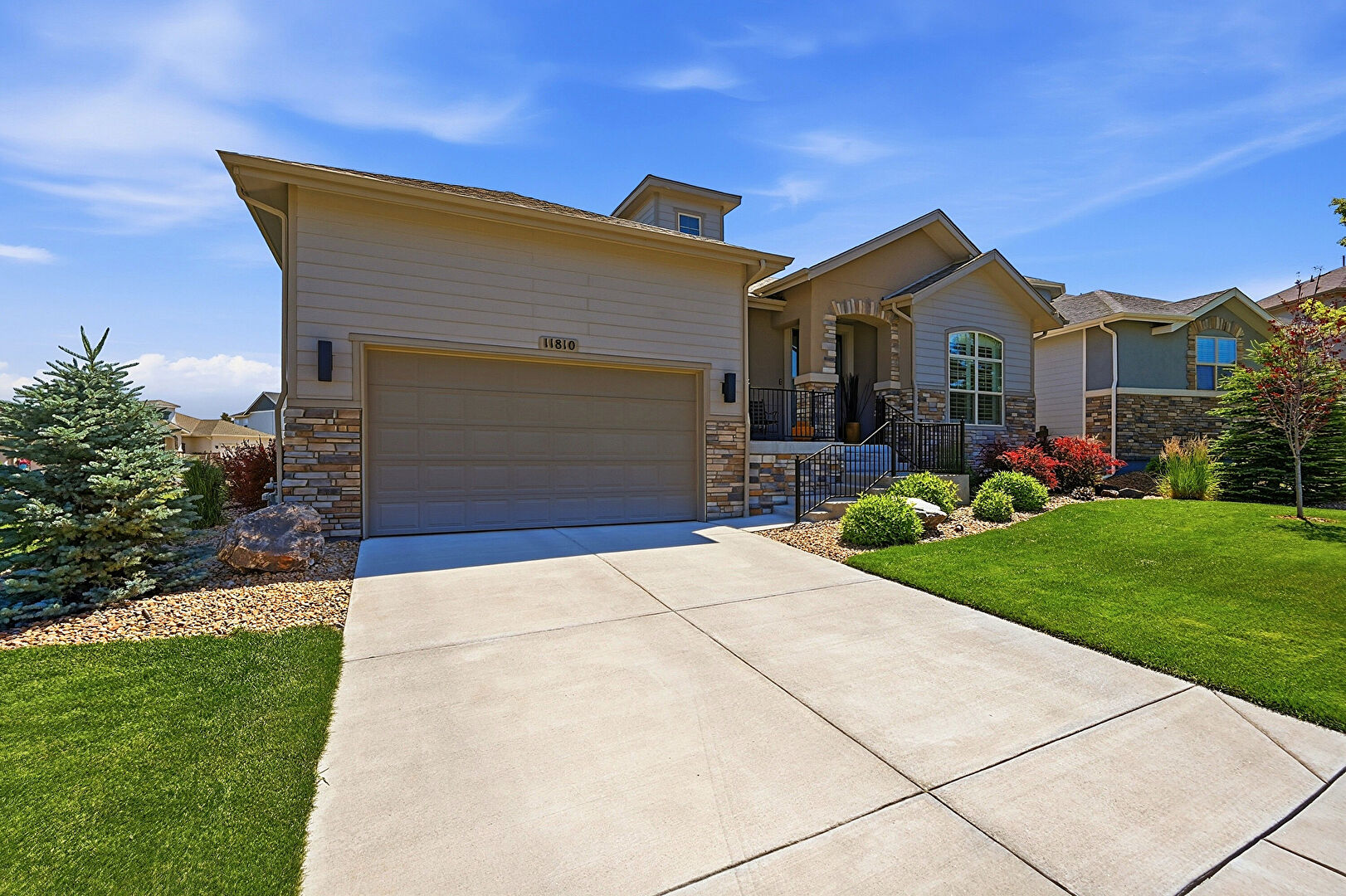 Front at 11810 Discovery Lane, Parker, CO 80138, listed by Liesja Antieri