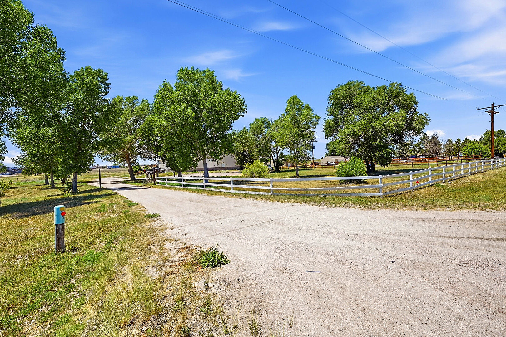 Entry at 5810 Curtis Road, Peyton, CO 80831, listed by Justin Bourn