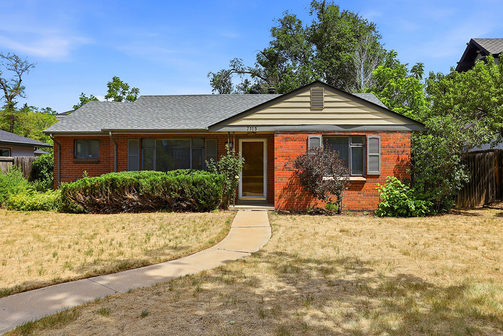 Front at 7115 East 6th Avenue Parkway, Denver, CO 80220, listed by Erin Carlson, MLS ID: 4327529