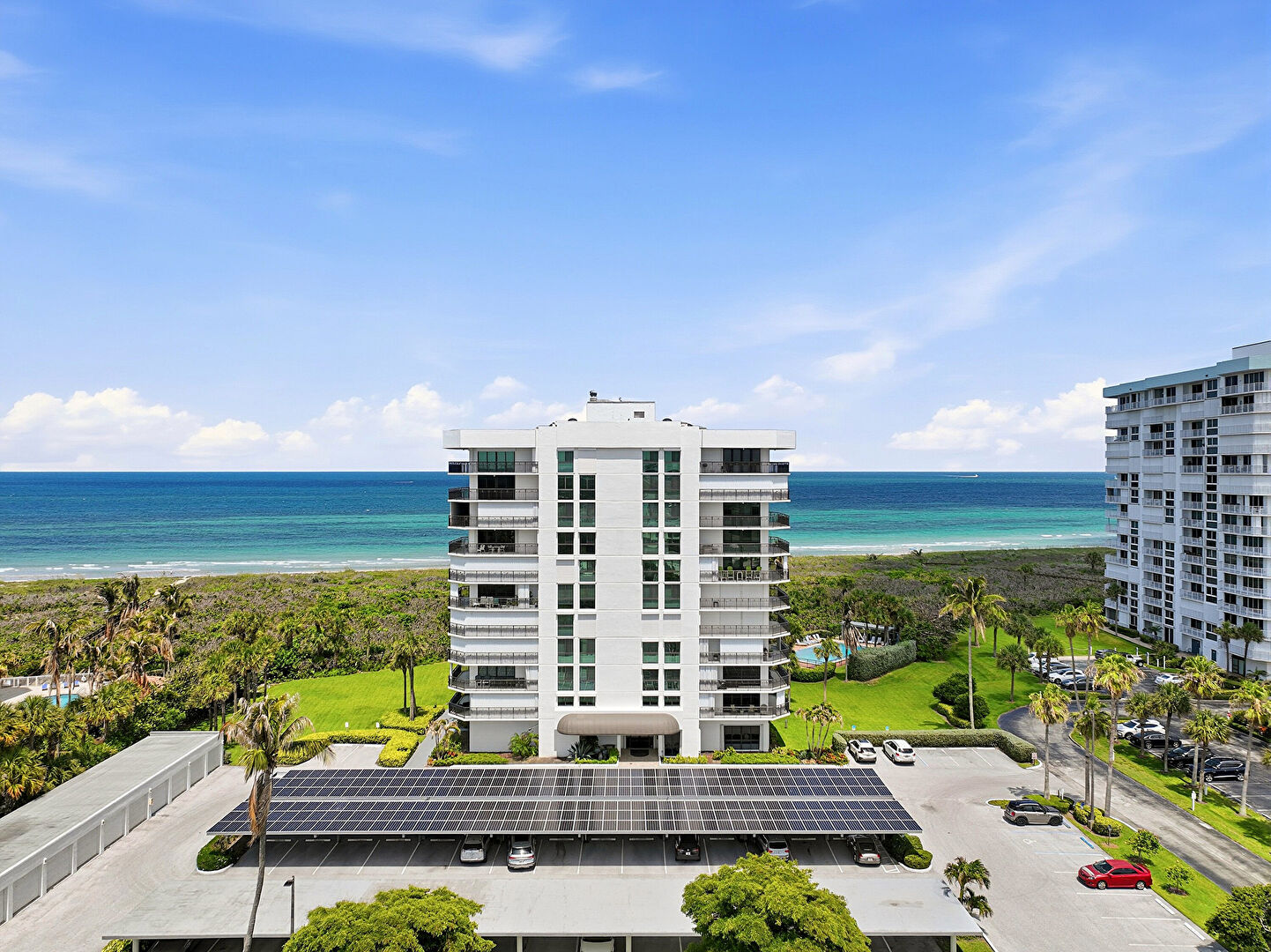 Aerial View at 2800 North Highway A1A, Unit #201, Fort Pierce, FL 34949, listed by Leah Diebold