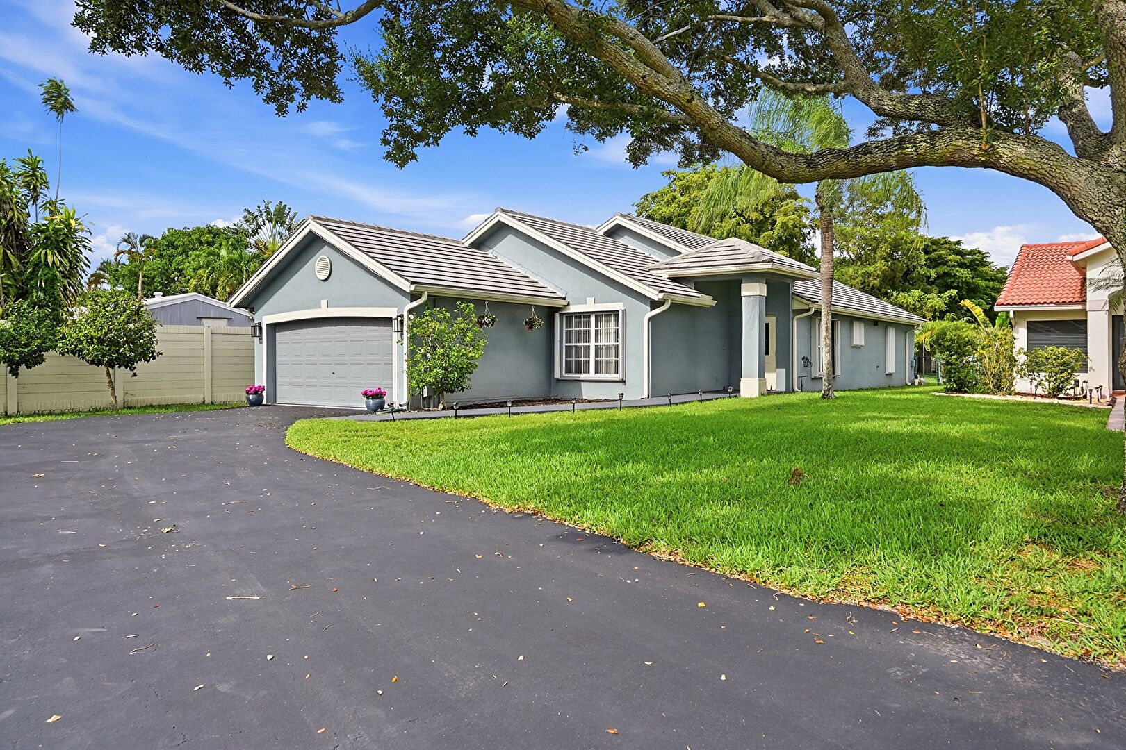 Front at 12445 Southwest 7th Place, Davie, FL 33325, listed by Freddie Hassoun