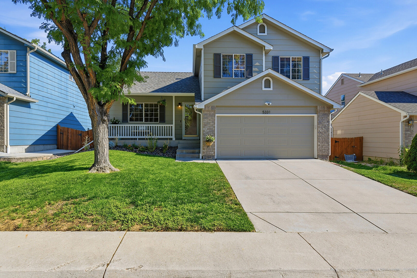 Front at 5331 East 129th Way, Thornton, CO 80241, listed by Dylan Lario