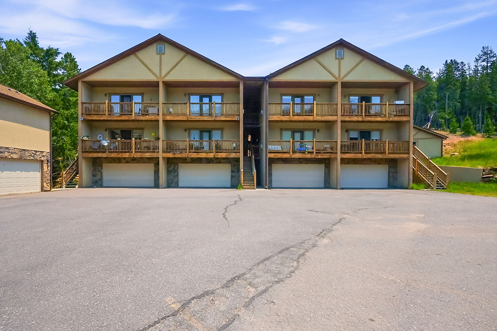 Front at 9168 Black Mountain Drive, Unit #7, Conifer, CO 80433, listed by Sandra Bosworth