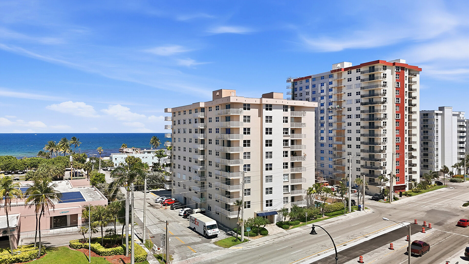 Front at 1401 South Ocean Drive, Unit 704, Hollywood, FL 33019, listed by Susan  Markowitz Lewis