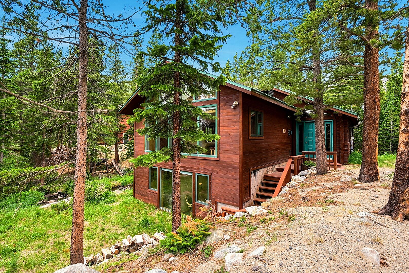 Front at 353 Brook Drive, Idaho Springs, CO 80452, listed by David Hanna, MLS ID: 8534420