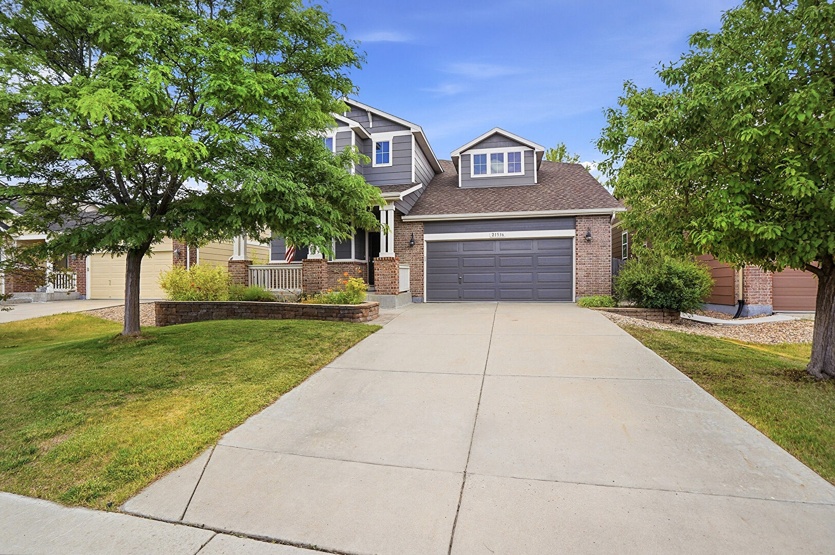 Front at 21536 East Nassau Place, Aurora, CO 80013, listed by Ted Pickenbrock, MLS ID: 2385924