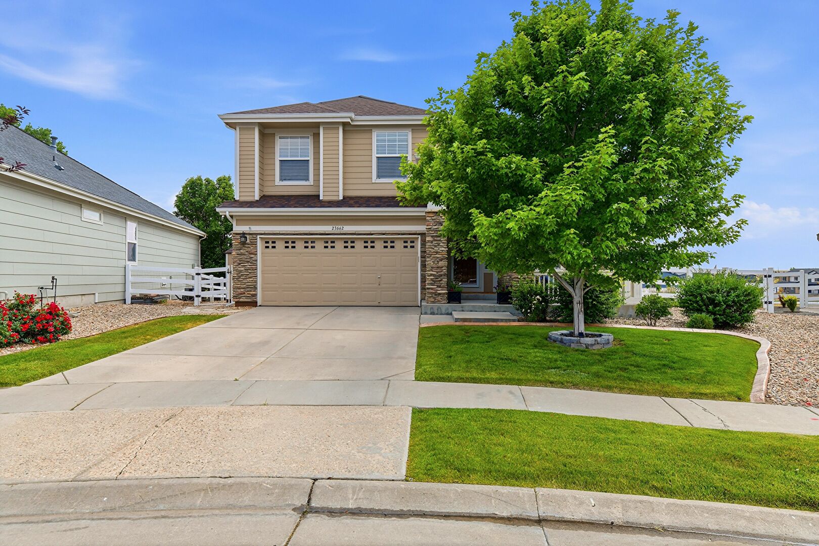 Front at 23662 E Mississippi Circle, Aurora, CO 80018, listed by Kristen White, MLS ID: 7258349