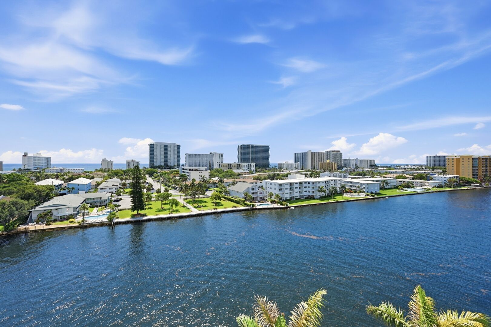 Balcony View at 2880 Northeast 14th Street Causeway, 804, Pompano Beach, FL 33062, listed by Eslin Guice