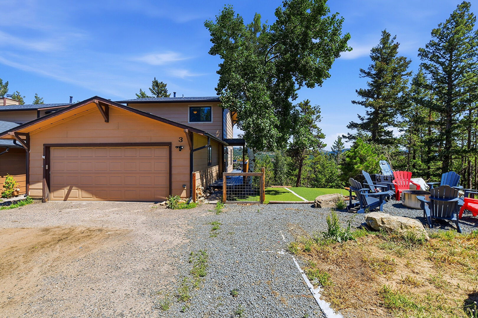 Front at 29983 Hilltop Drive, Evergreen, CO 80439, listed by K.C. Golfinopoulos