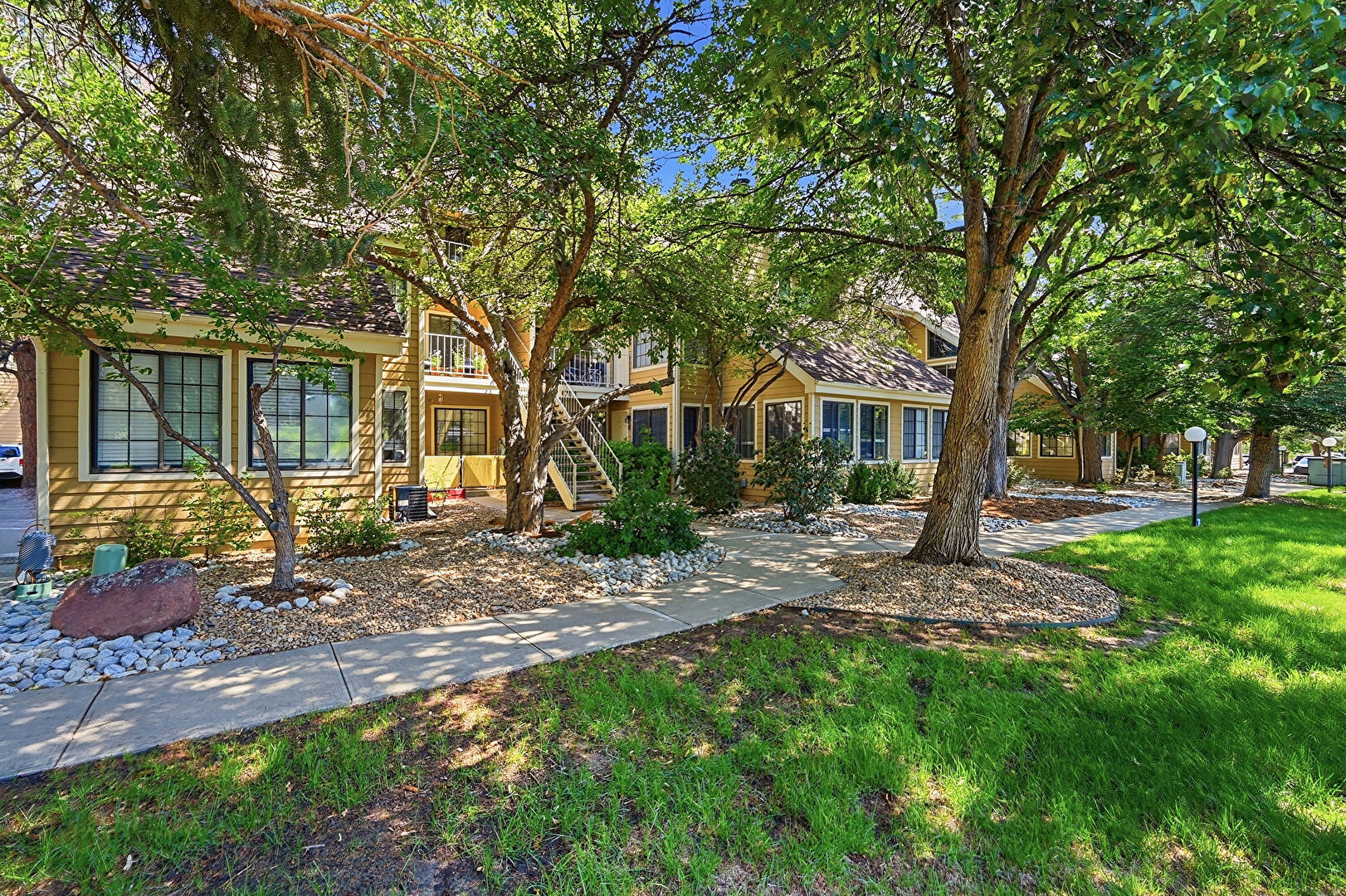 Front at 4763 White Rock Circle, Unit 6-F, Boulder, CO 80301, listed by Debra Graves