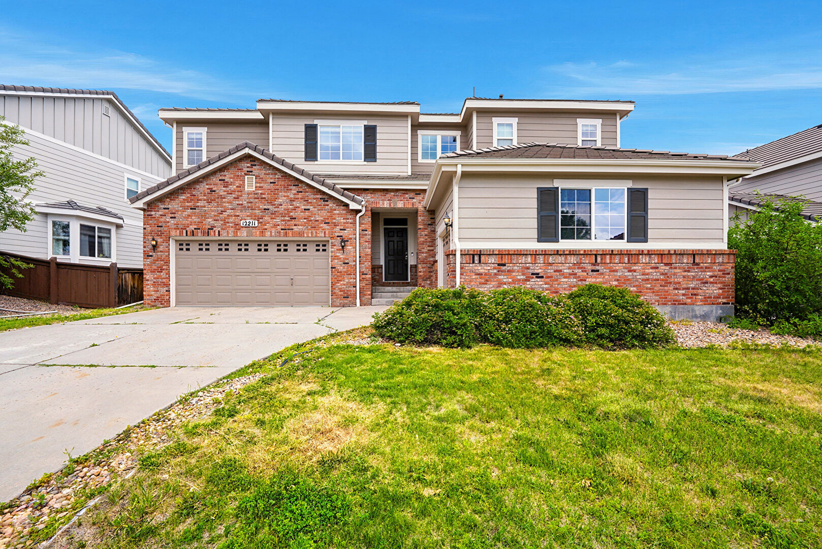 Front at 12211 S Grass River, Trail Parker, CO 80134, listed by Taylor Haas