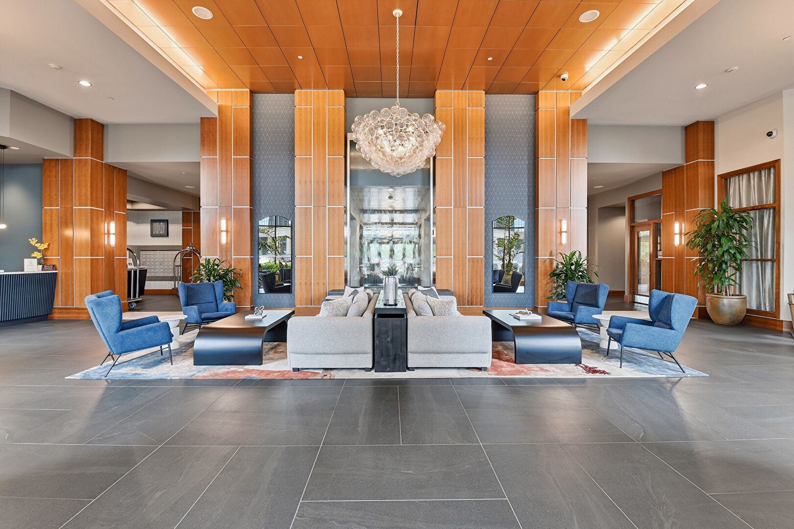 Main Lobby at 8100 East Union Avenue, #1413, Denver, CO 80237, listed by Kristin Frasier