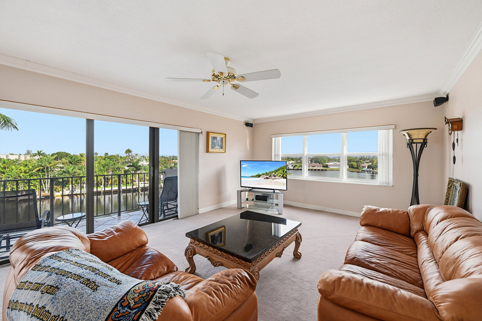 Living Room at 1839 Middle River Drive, #302, Fort Lauderdale, FL 33305, listed by Iban Arruabarrena