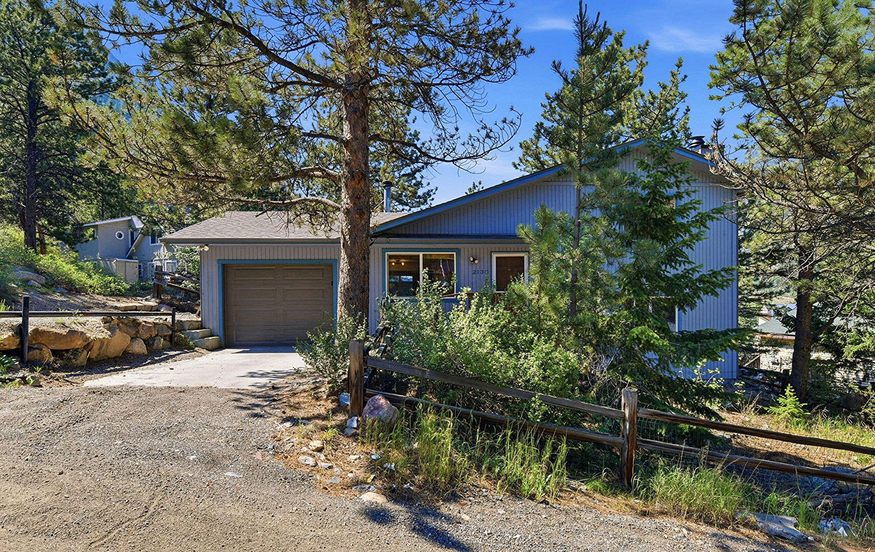 Front at 2130 Flat Iron Drive, Georgetown, CO 80444, listed by Leigh Ann Jordan