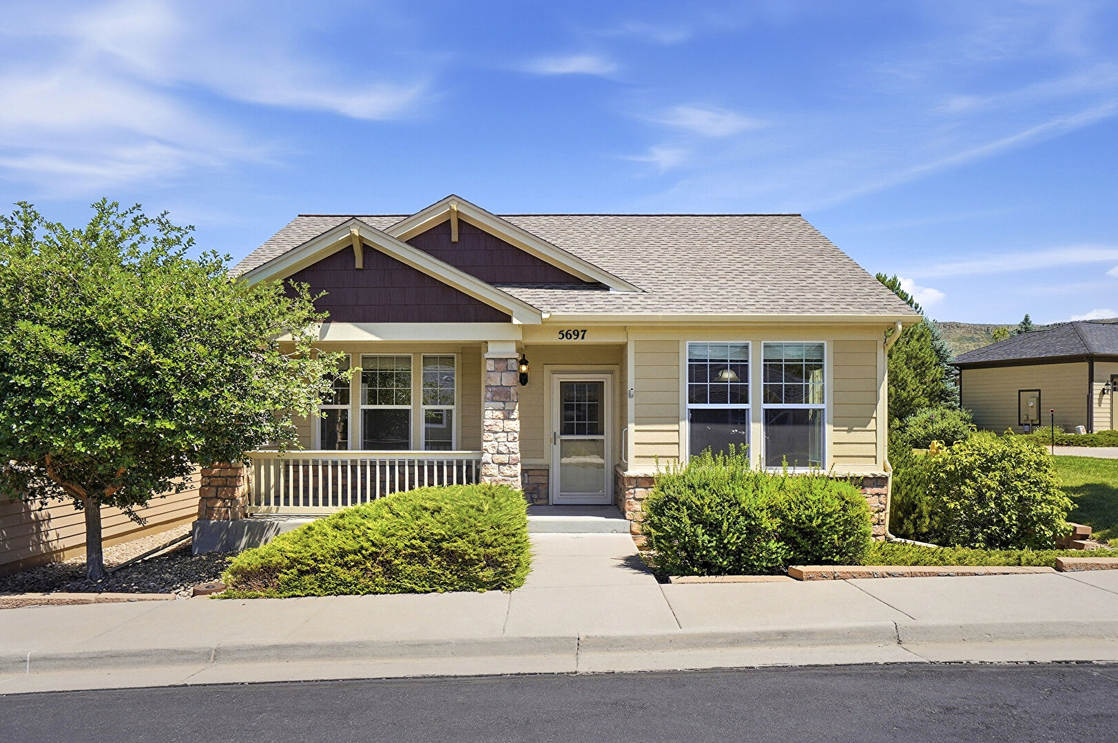 Front at 5697 Gore Range Court, Golden, CO 80403, listed by Rhonda Bliss-Matthews, MLS ID: 8367310