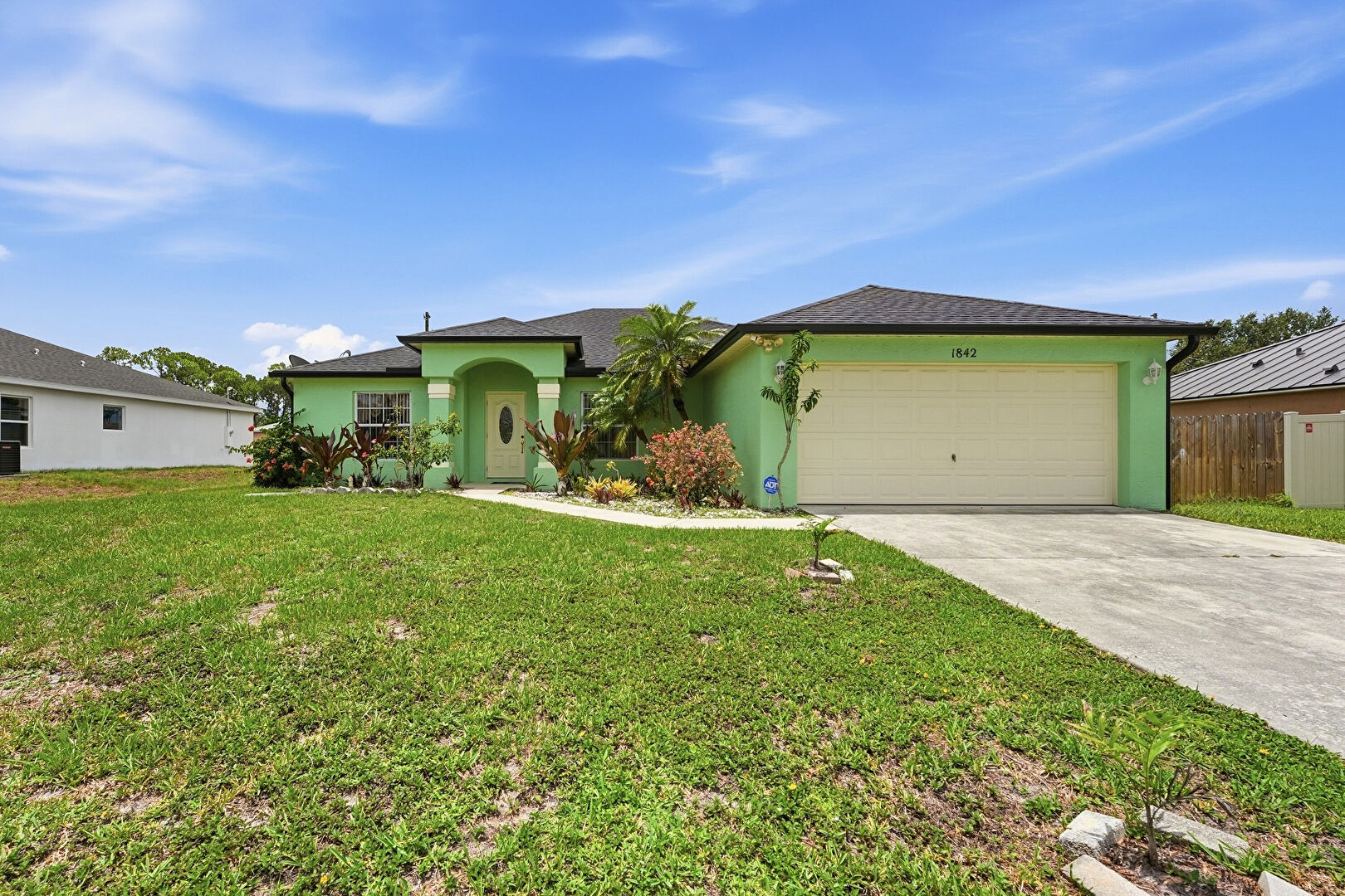 Front at 1842 Southwest Penrose Avenue, Port St. Lucie, FL 34953, listed by Valerie Calabrese