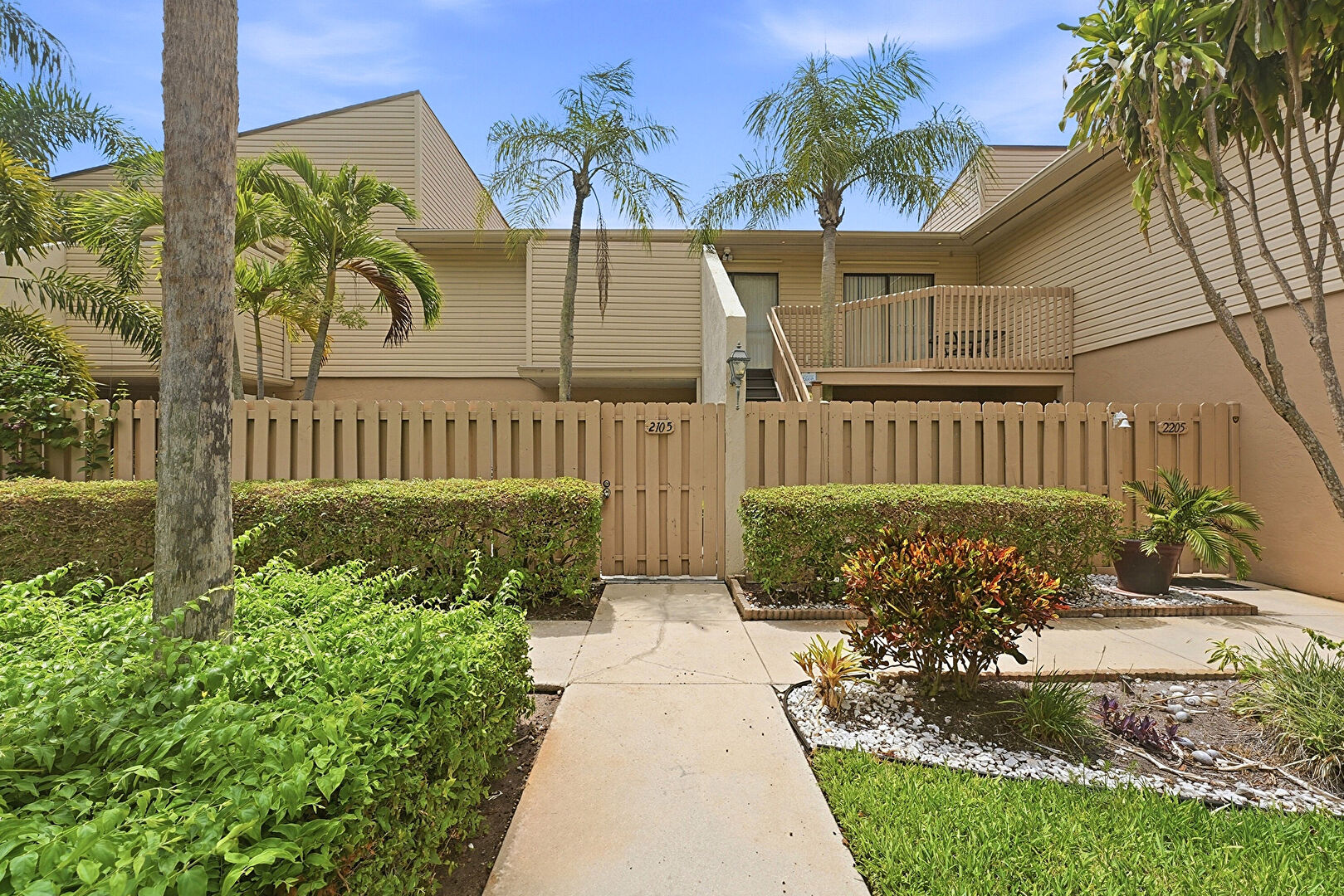 Front at 602 Executive Center Drive, Unit 105, West Palm Beach, FL 33401, listed by Kathryn Ellison