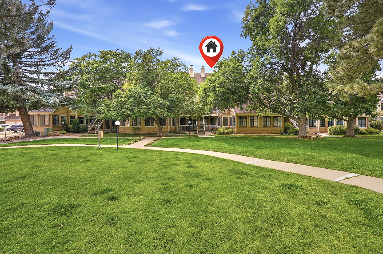 Front at 5916 Gunbarrel Avenue Apt #F, Boulder, CO 80301, listed by Taylor Haas
