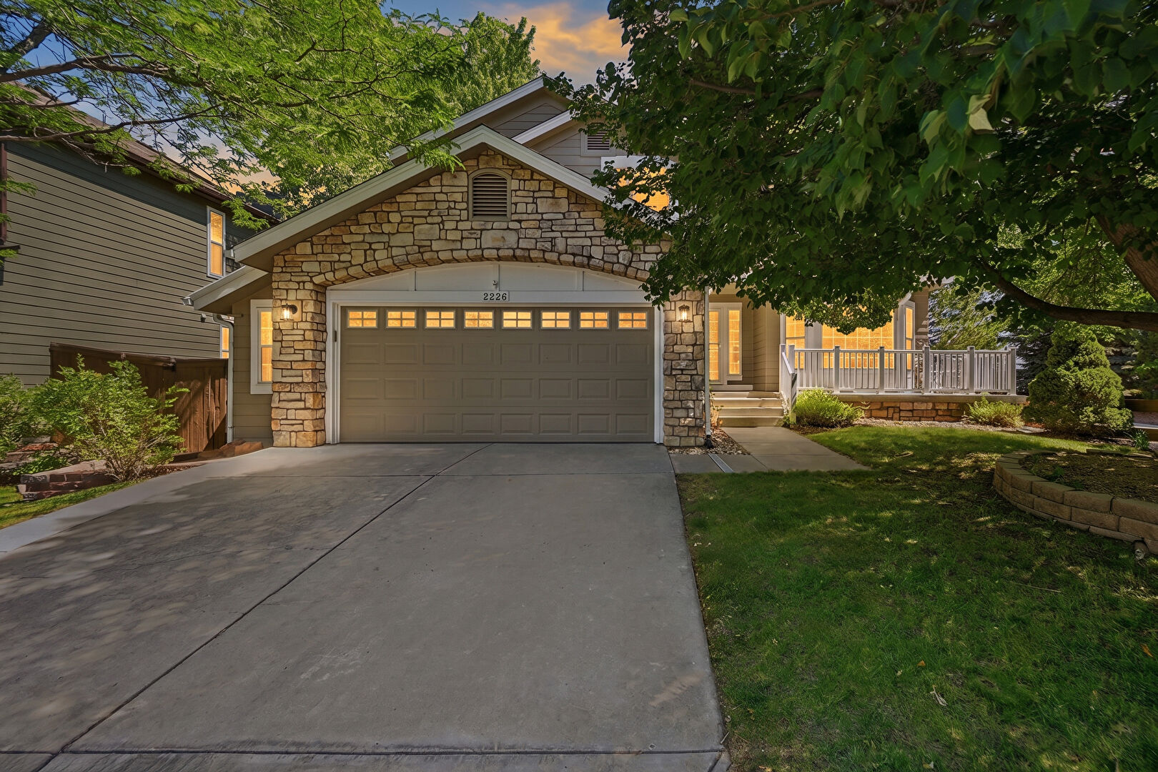 Front at 2226 Weatherstone Circle, Littleton, CO 80126, listed by Rachael Osborne
