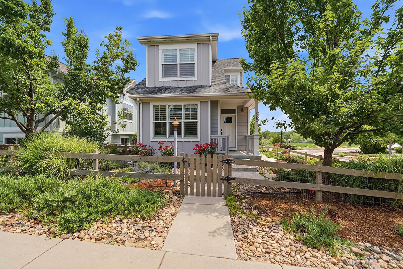 Front at 523 Straight Creek Way, Lafayette, CO 80026, listed by Christy Hepp