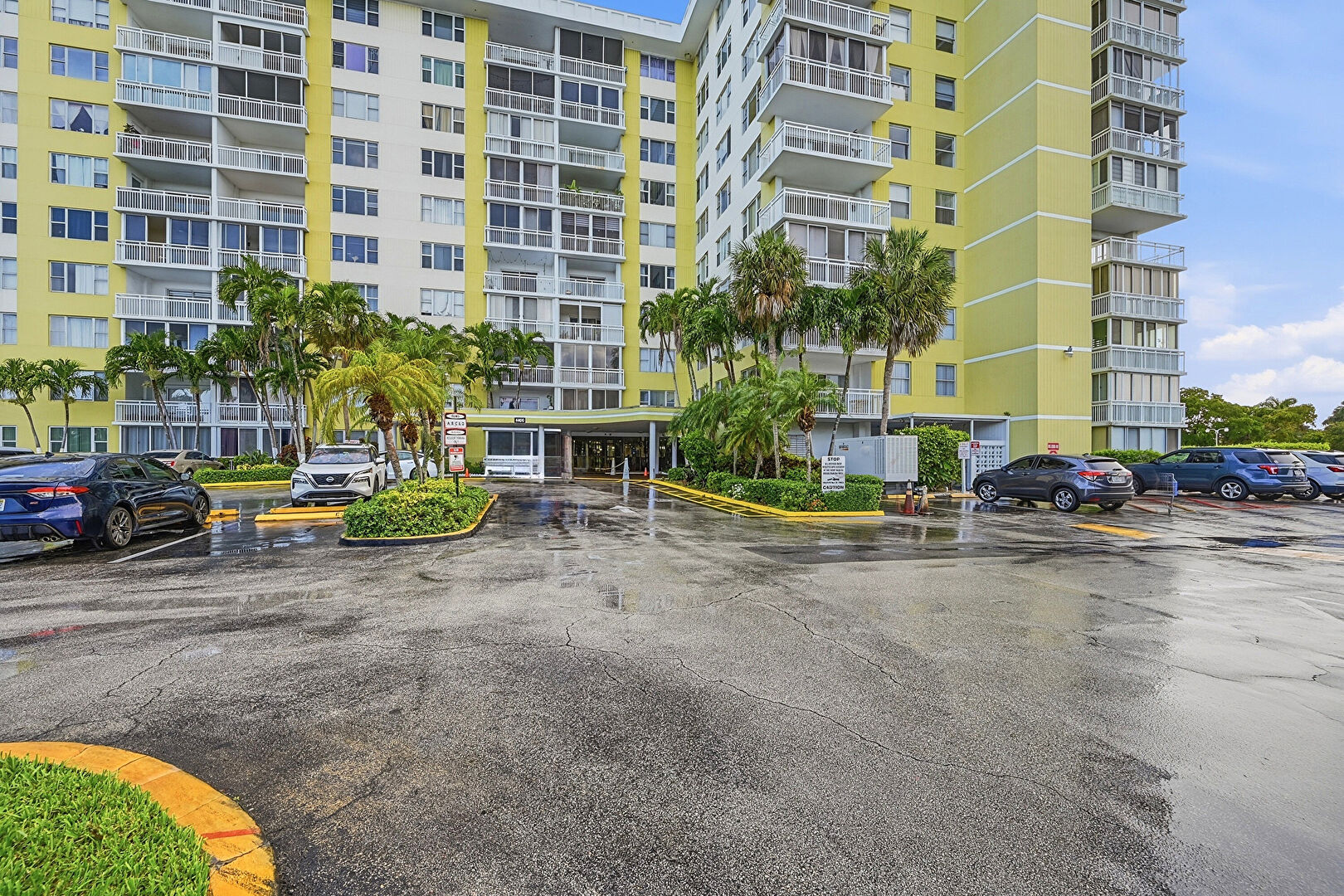 Front at 4400 Hillcrest Drive, 719c, Hollywood, FL 33021, listed by Sabrina McClover