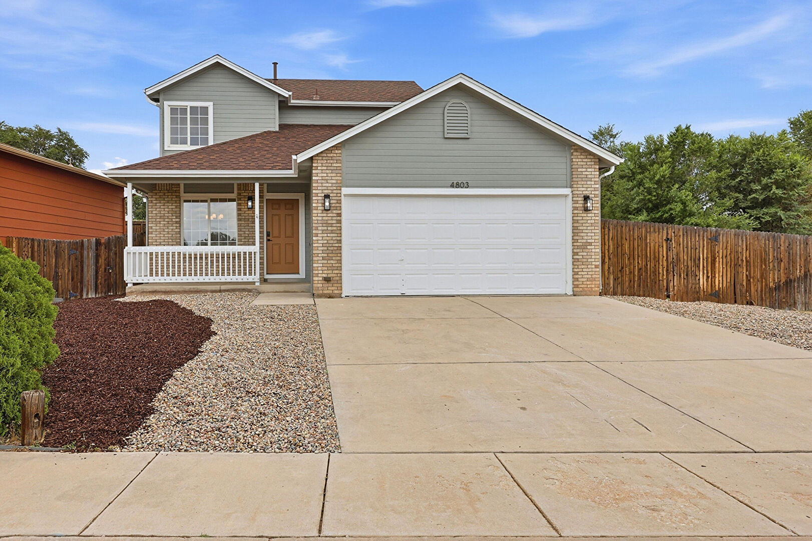 Front at 4803 Brant Road, Colorado Springs, CO 80911, listed by Amanda Moss