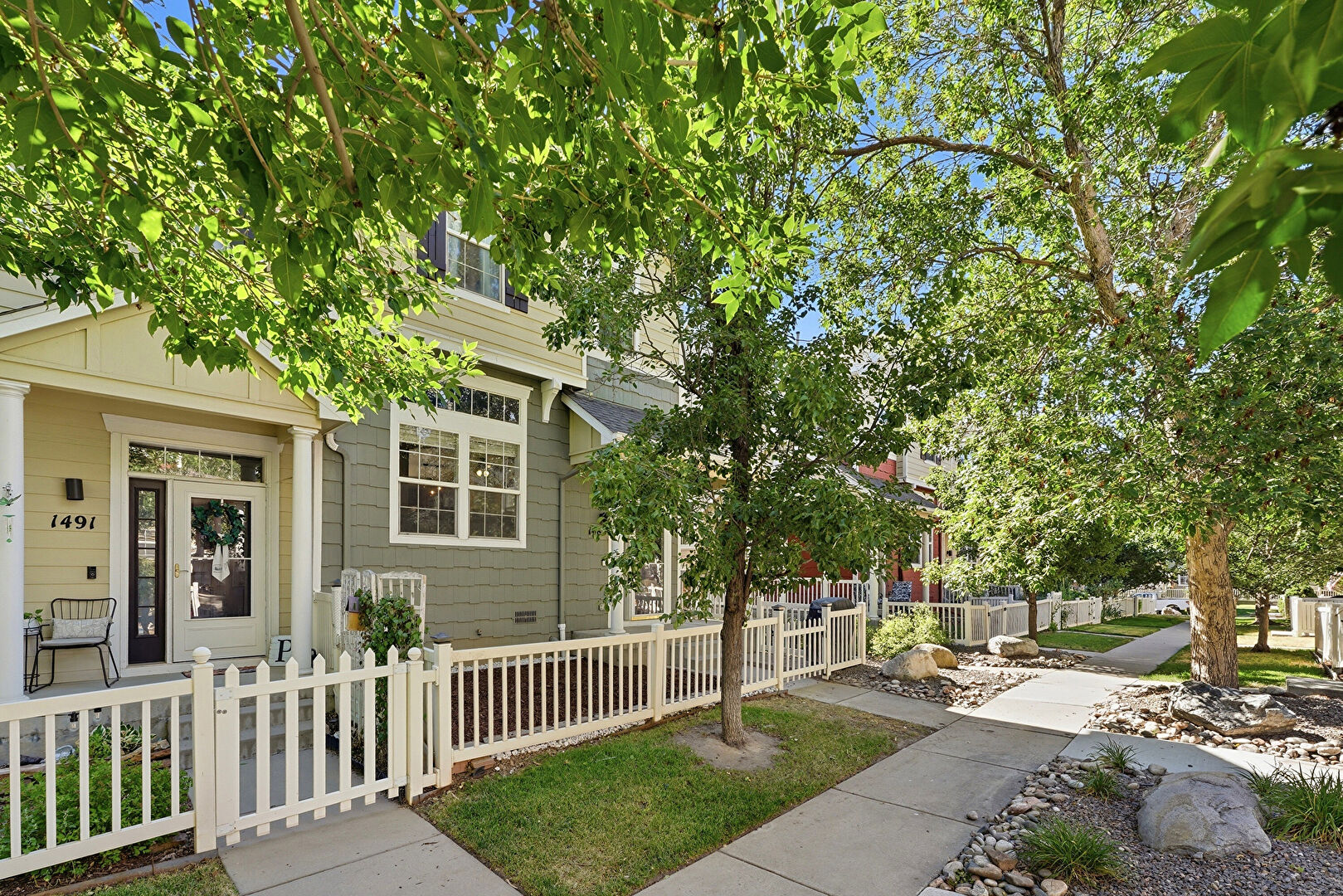 Front at 1489 Red Peak Drive, Castle Rock, CO 80109, listed by Milissa Everly
