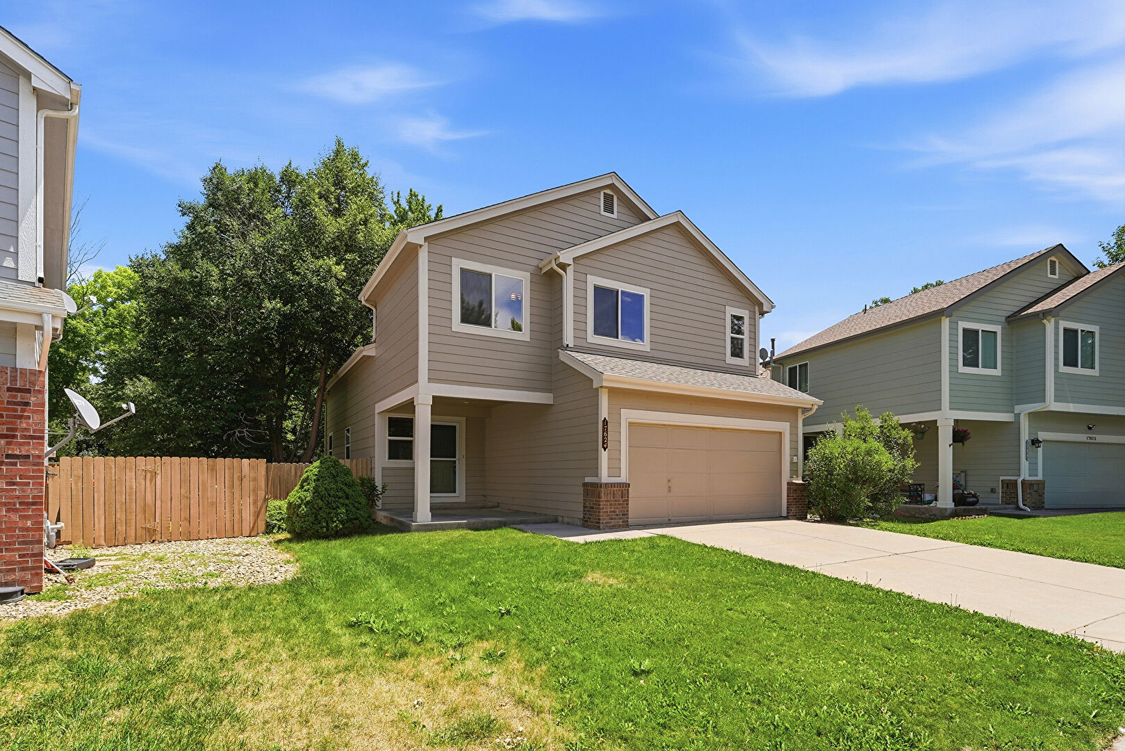 Front at 17624 Peyton Drive, Parker, CO 80134, listed by Taylor Haas