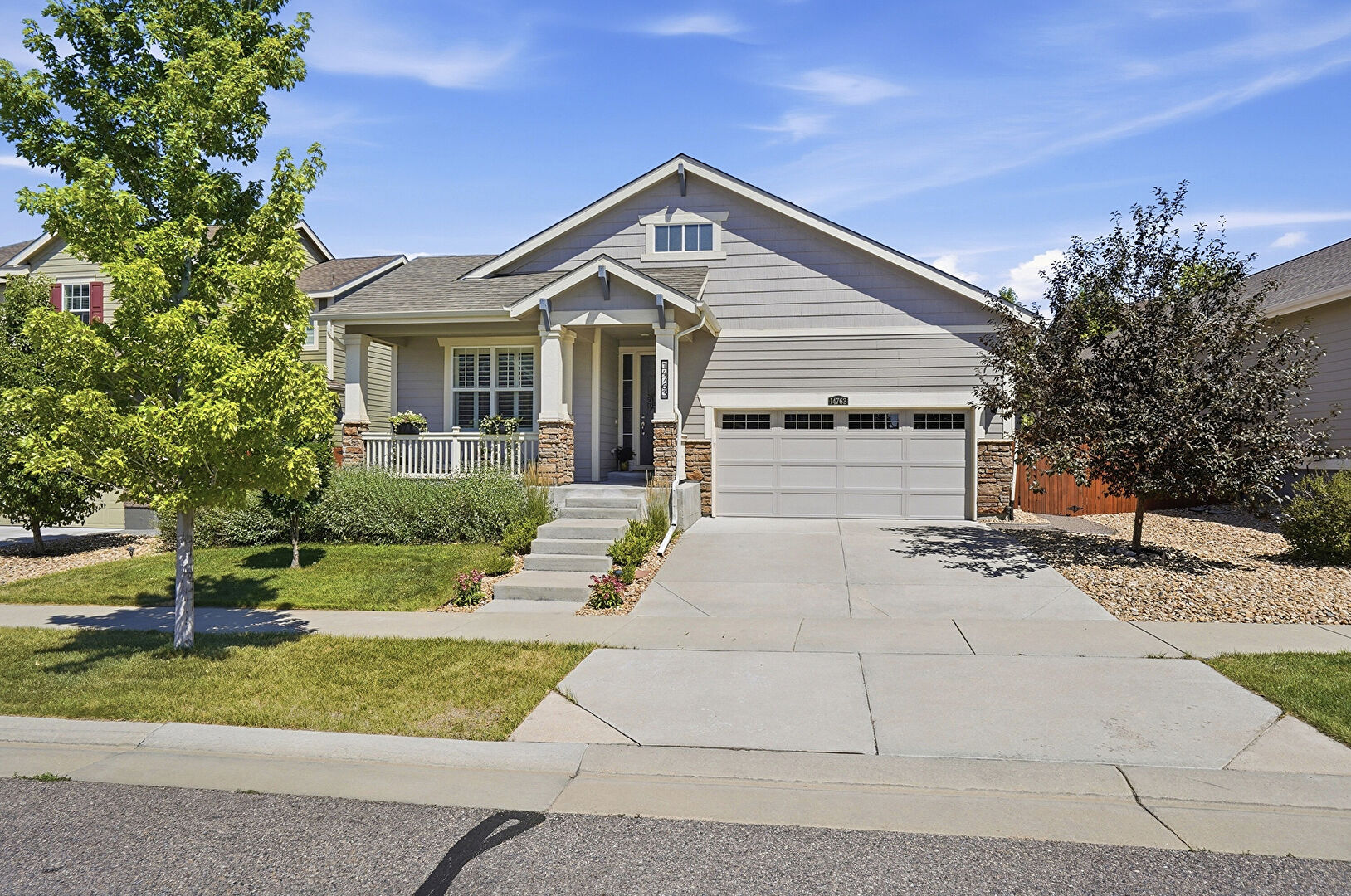 Front at 14763 Vienna Circle, Parker, CO 80134, listed by Shannon Latino