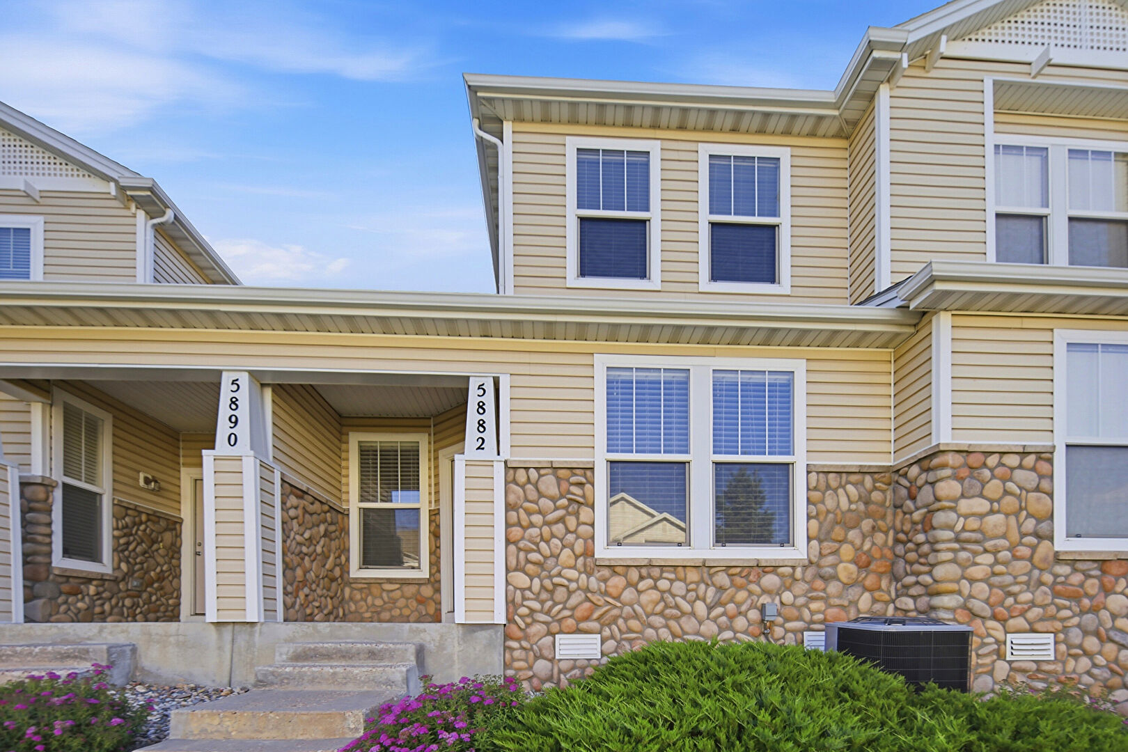 Front at 5882 Ensemble Heights, Colorado Springs, CO 80923, listed by Taylor Haas