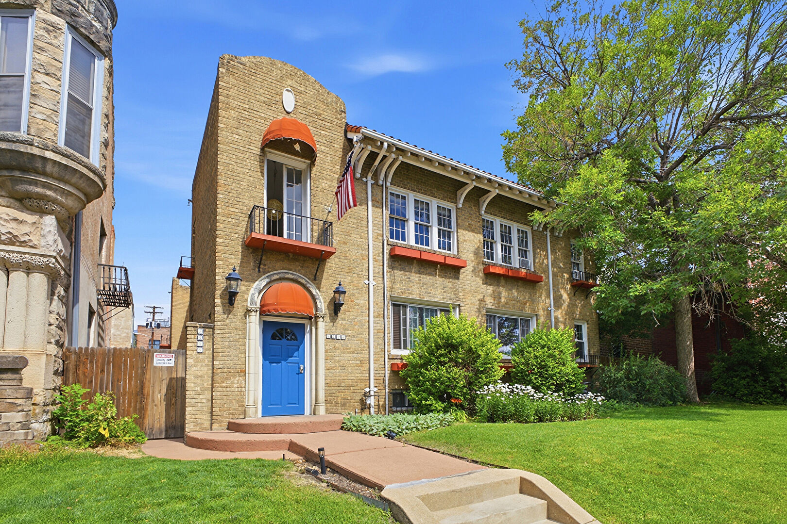 Front at 1528 Emerson Street, Unit #2, Denver, CO 80218, listed by Dylan Lario