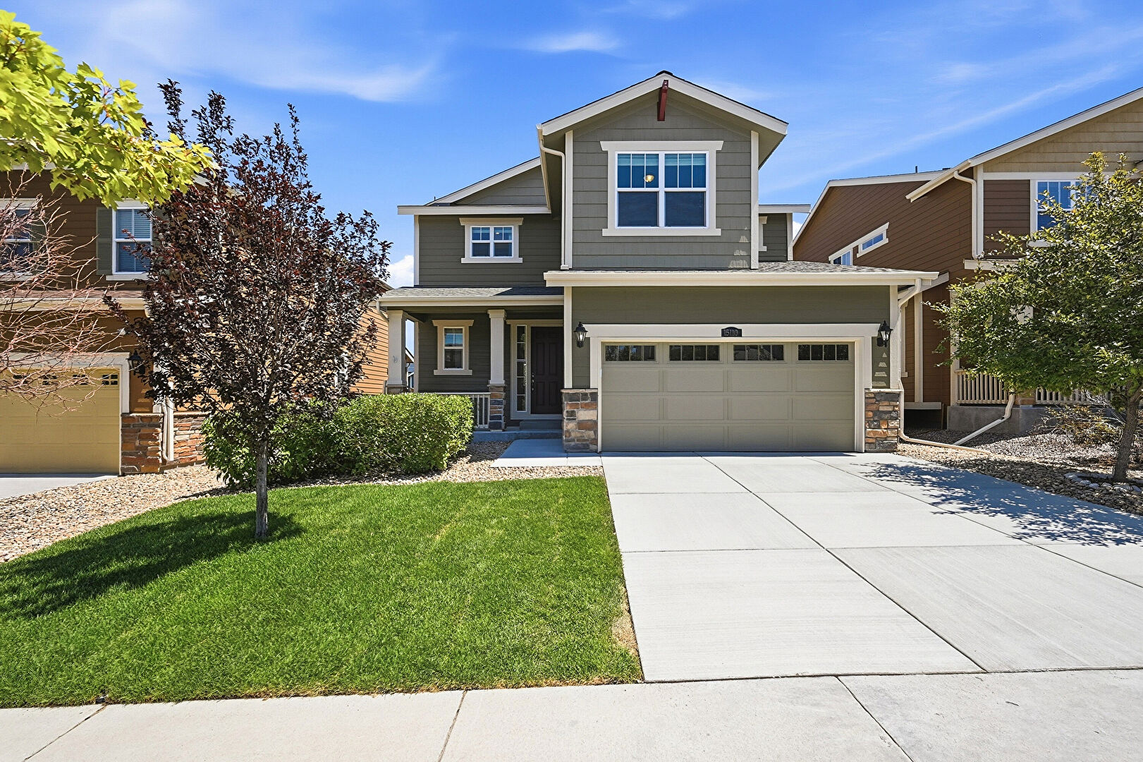 Front at 15110 Chicago Street, Parker, CO 80134, listed by Wei Lin