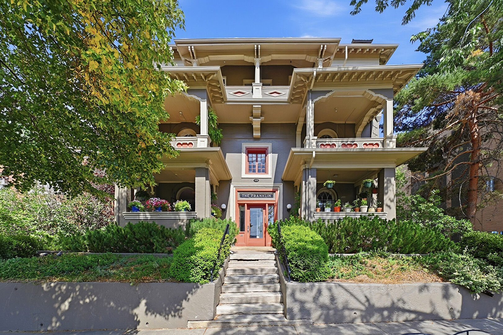 Front of Structure at 1240 North Ogden Street, 1, Denver, CO 80218, listed by Lauren Weiss, MLS ID: 3727622