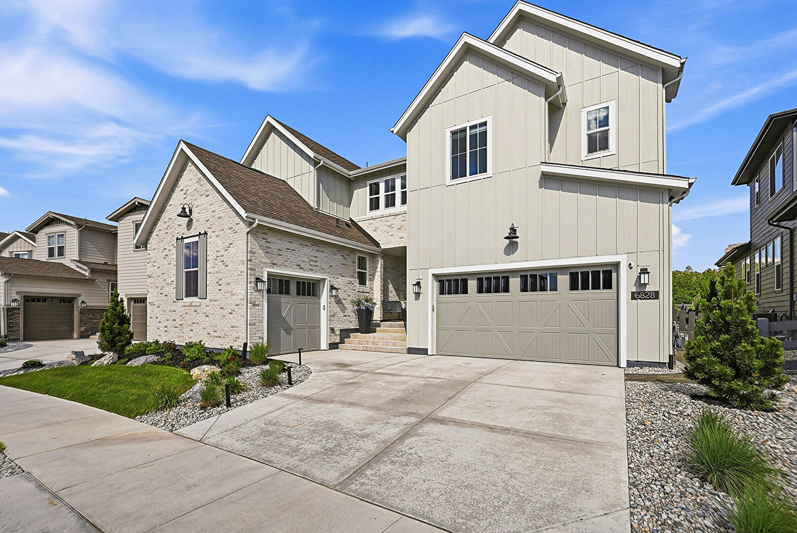 Front at 6828 Crossbridge Circle, Castle Pines, CO 80108, listed by Todd Stordahl