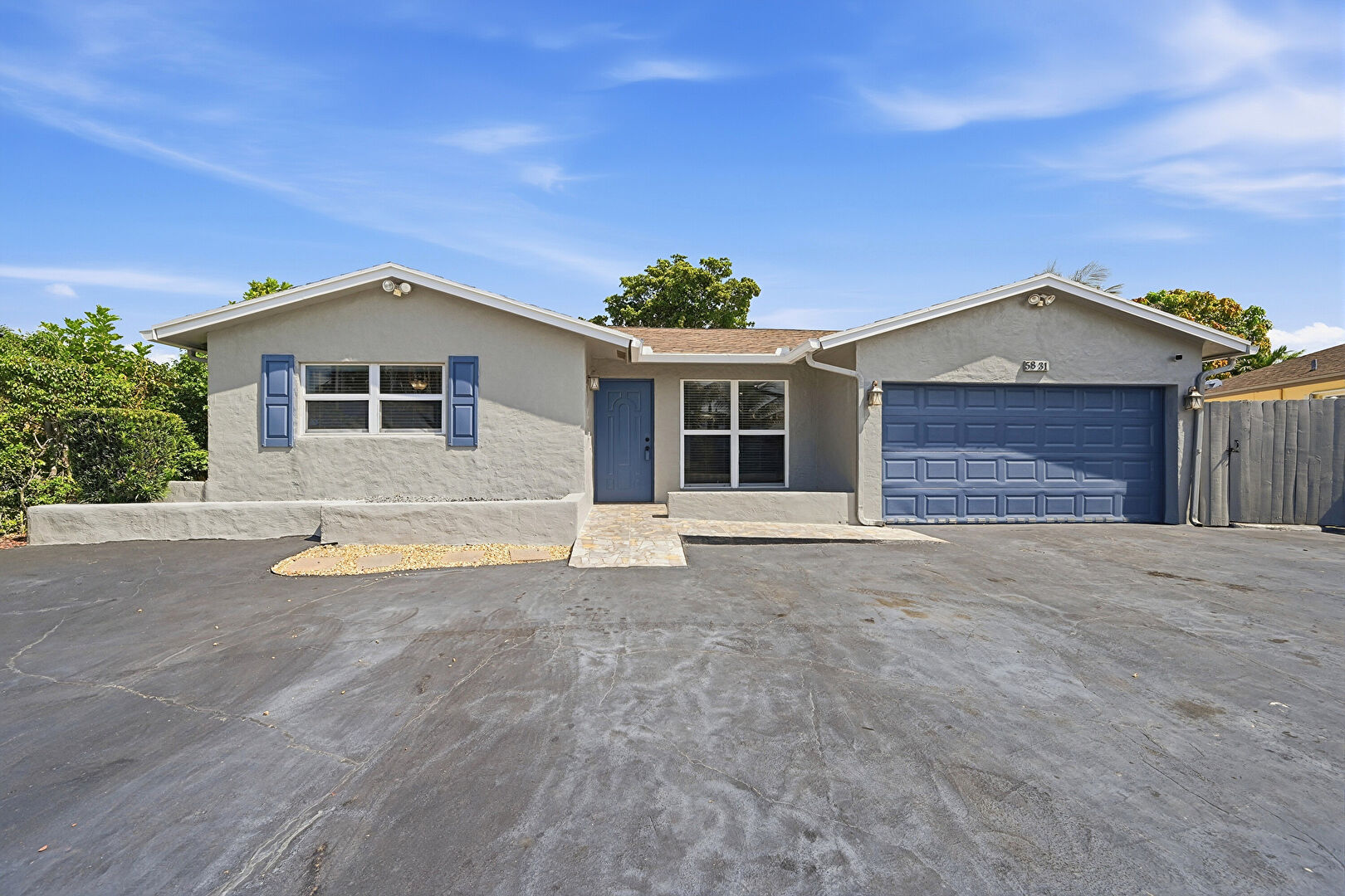 Front at 5831 Northwest 56th Place, Tamarac, FL 33319, listed by Meirav Susi