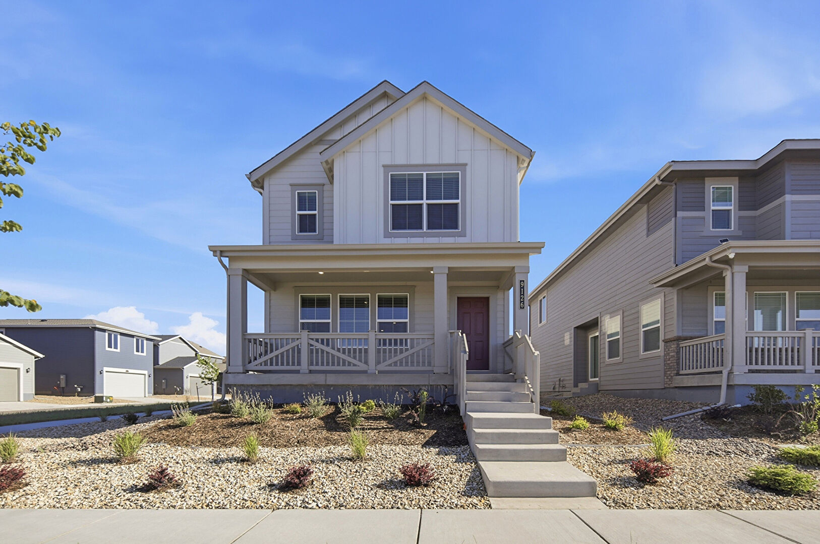 Front at 9126 Percheron Pony Drive, Colorado Springs, CO 80908, listed by Taylor Haas