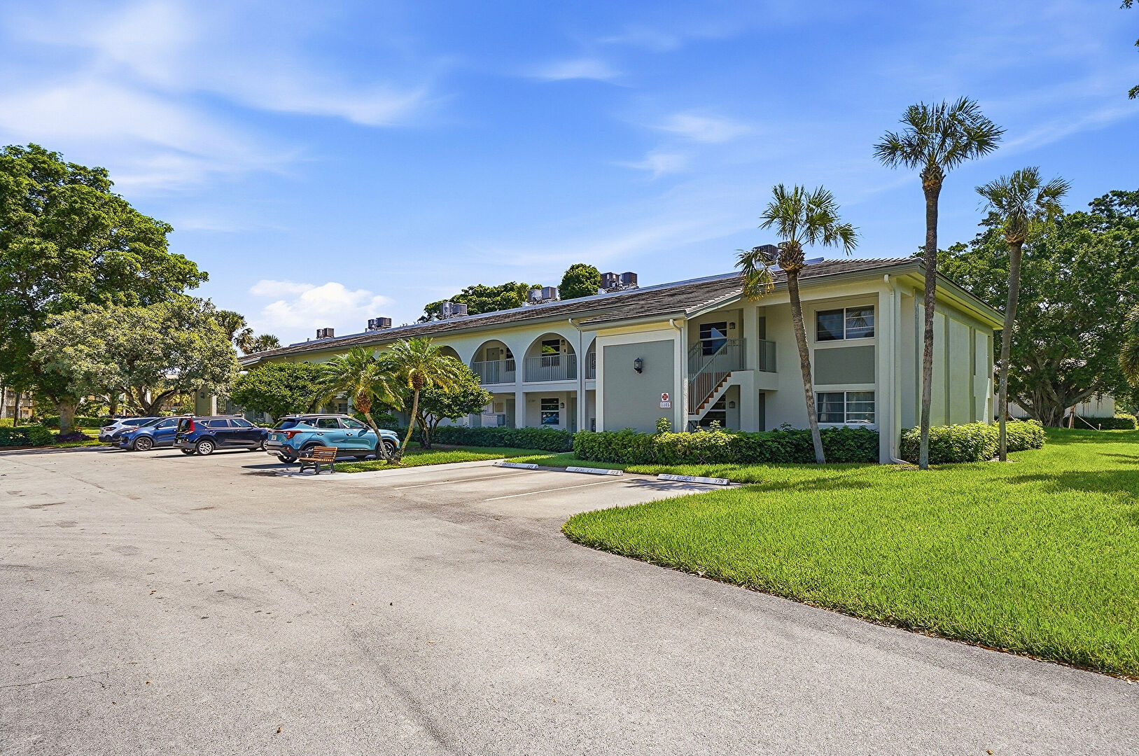 Front at 1105 BAHAMA BND APT F2, APT F2, COCONUT CREEK, FL 33066, listed by Ana Garcia