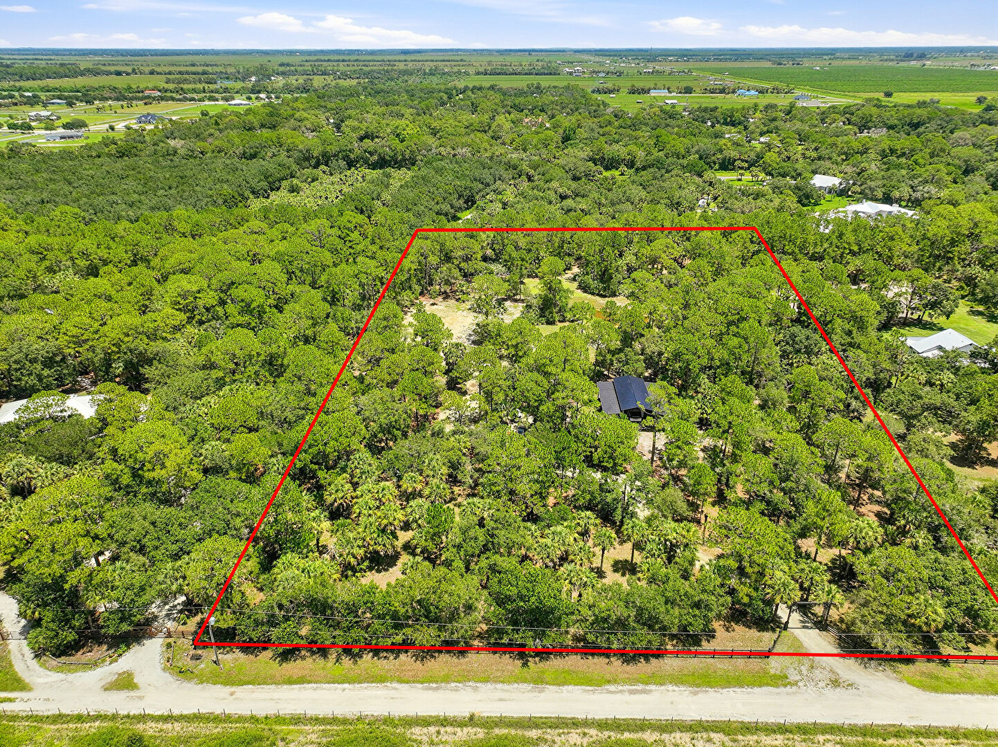 Aerial View at 6413 S Header Canal Rd, Ft Pierce, FL 34945, listed by Jason M Coley