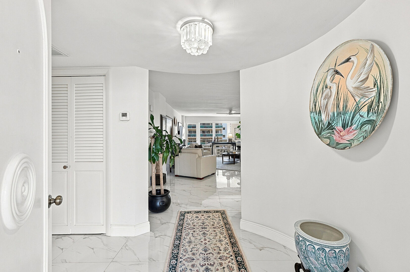 Foyer at 4100 Galt Ocean Drive, 604, Fort Lauderdale, FL 33308, listed by Rachael Barach