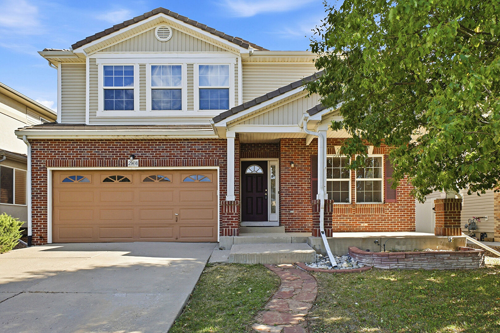 Front at 21438 East 54th Avenue, Denver, CO 80249, listed by Arun Budhiraja