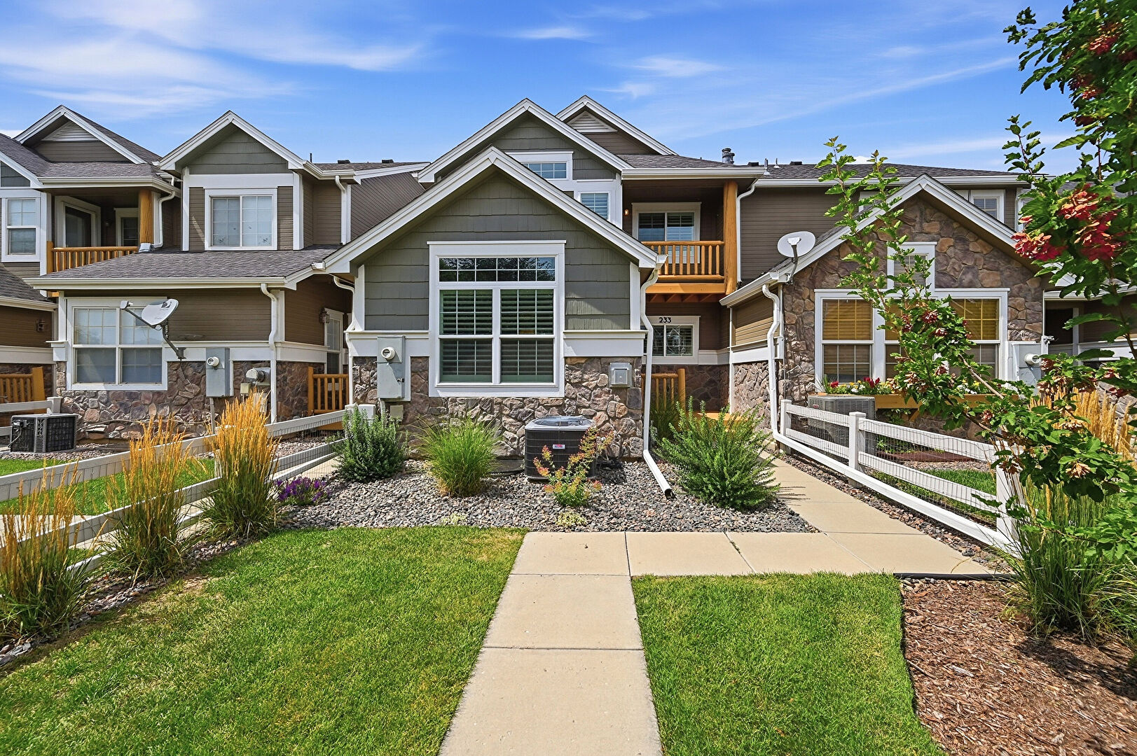 Front at 233 Rock Bridge Lane, Windsor, CO 80550, listed by Rondi DuPont