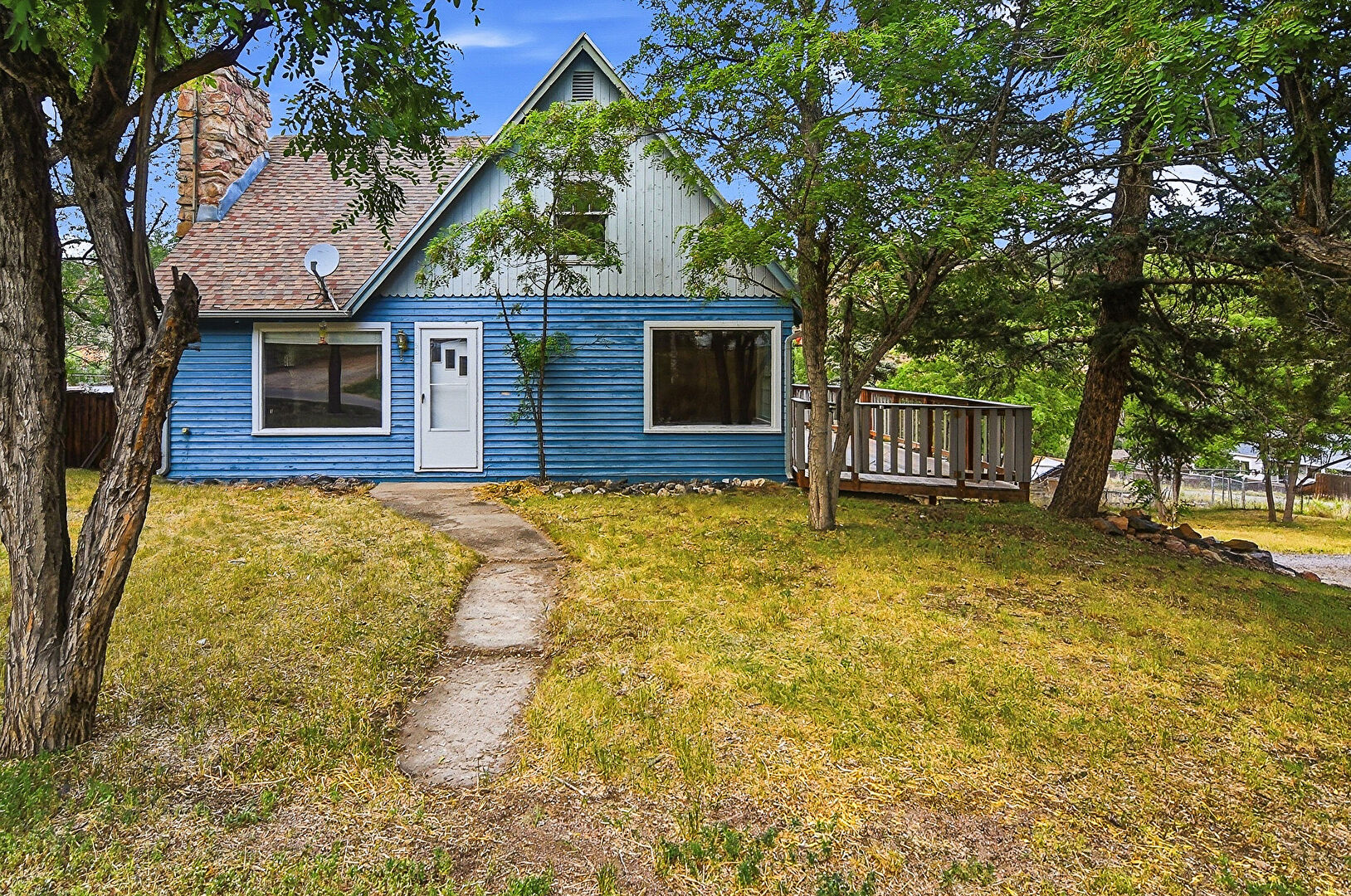 Front at 26171 Center Drive, Kittredge, CO 80457, listed by Amy Good