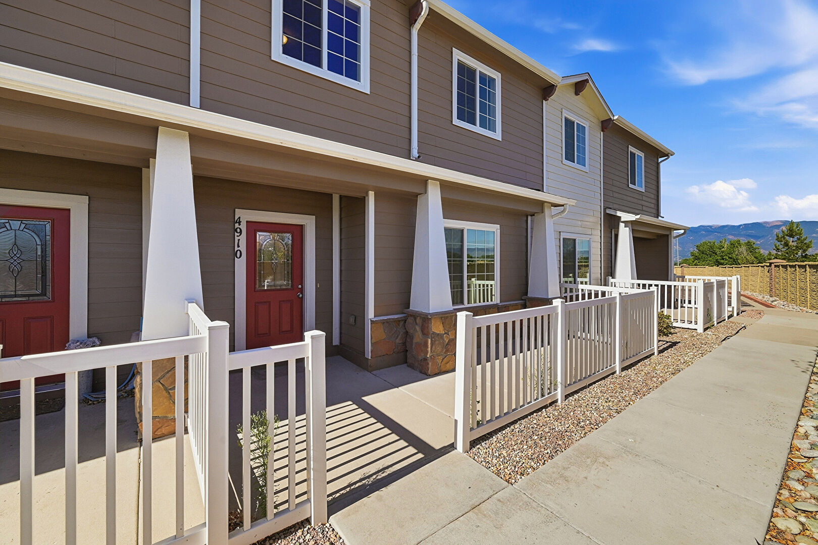 Front at 4910 Great Owl Point, Colorado Springs, CO 80916, listed by Taylor Haas