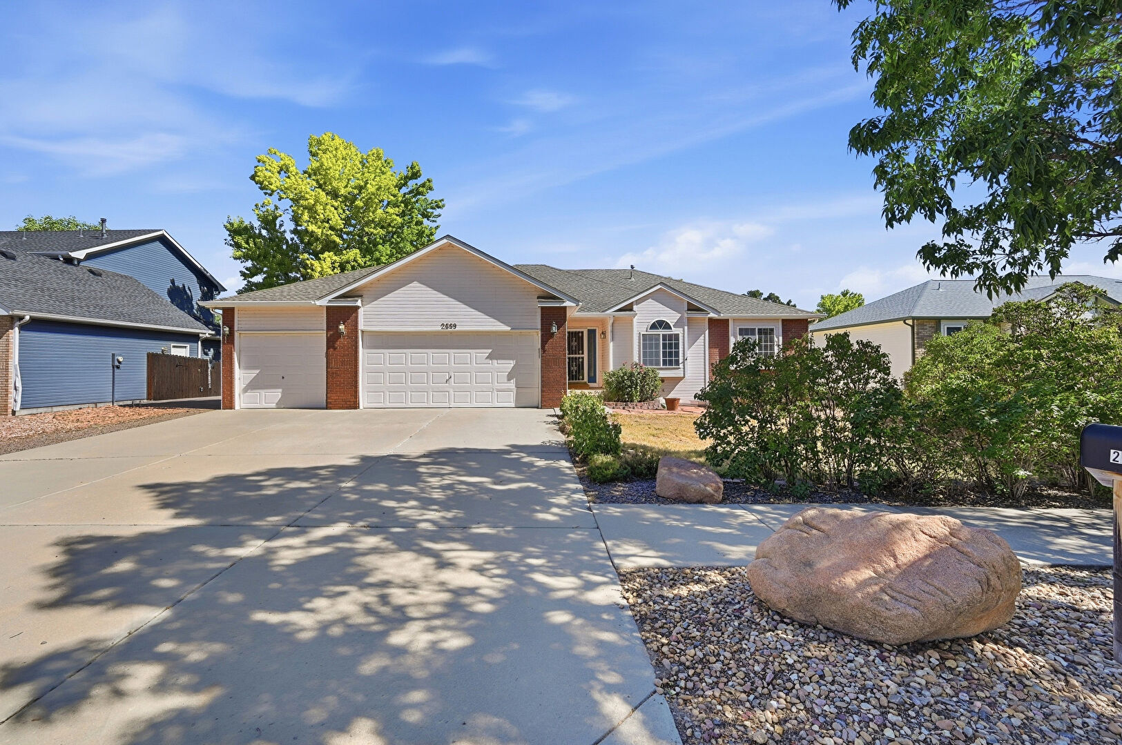 Front at 2559 Jarett Drive, Mead, CO 80542, listed by Diana Nelson, MLS ID: 7599304